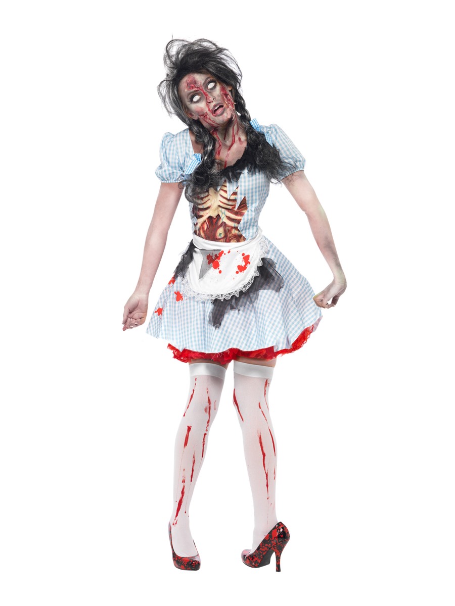 Dámský kostým zombie Pokojská Dámská velikost: S (36-38)