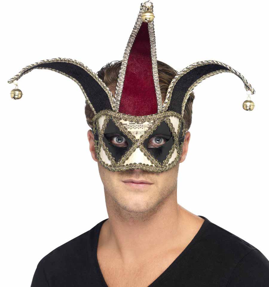 Benátská gotická škraboška Harlequin