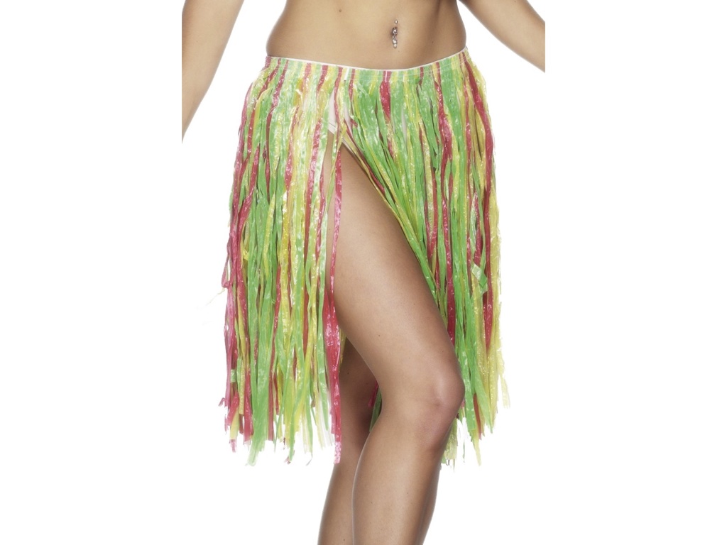 Havajská hula hula sukně barevná