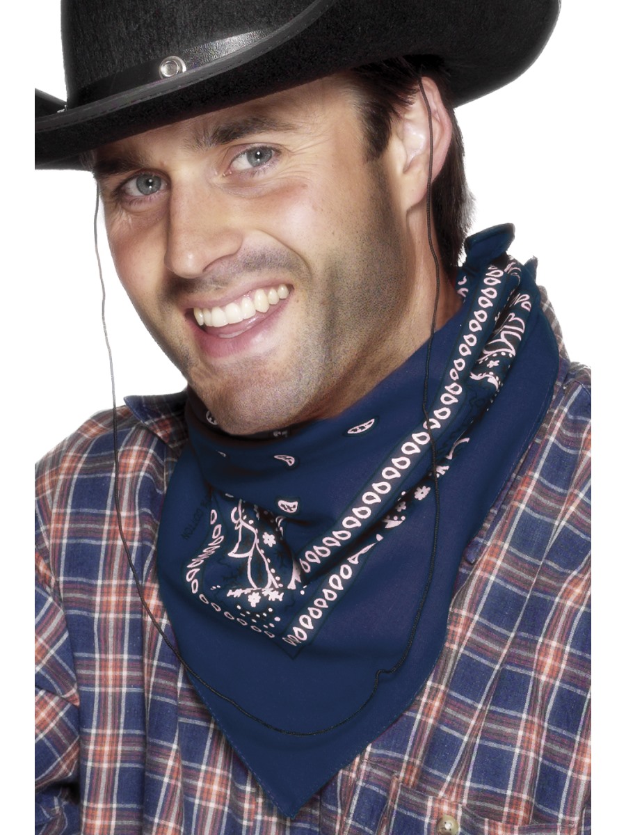 Kovbojský šátek modrý