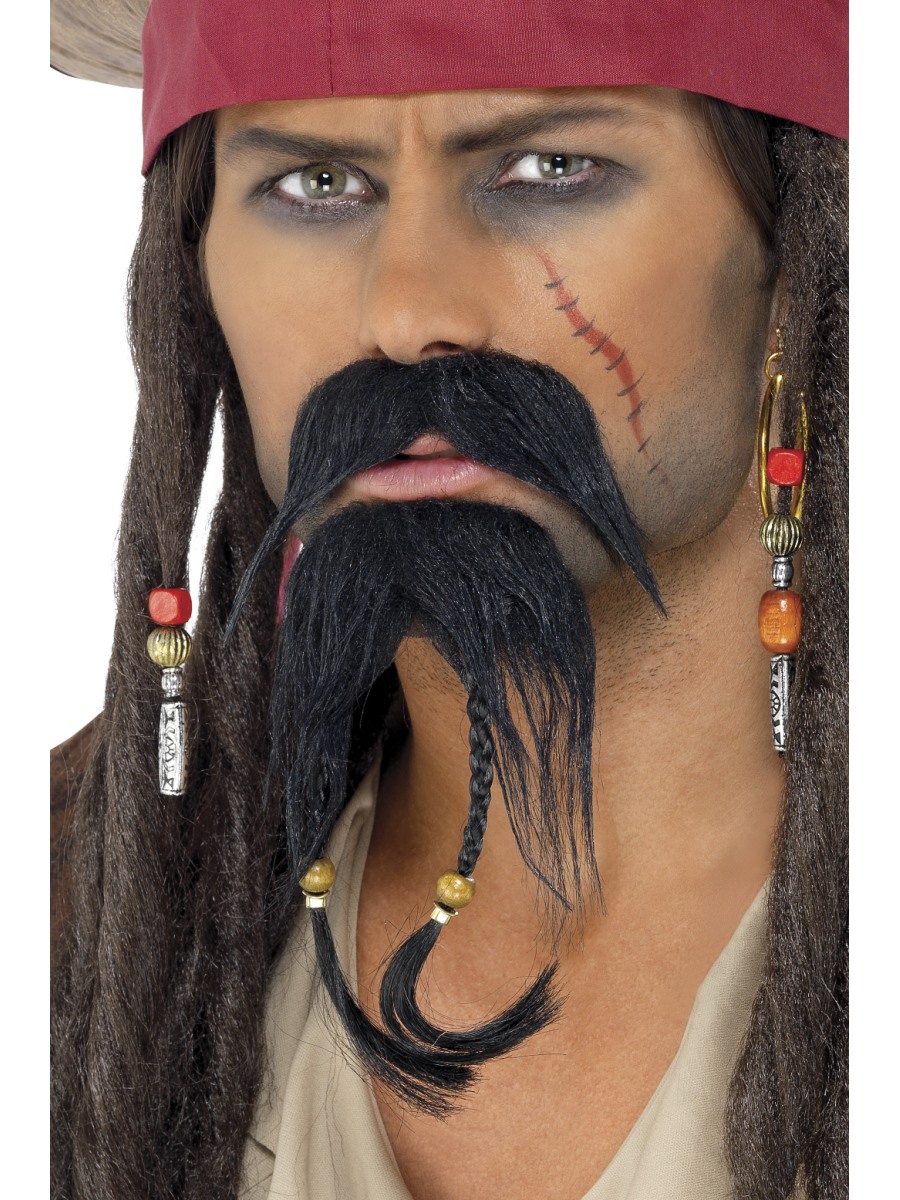 Pirátský knír s bradkou (Jack Sparrow)