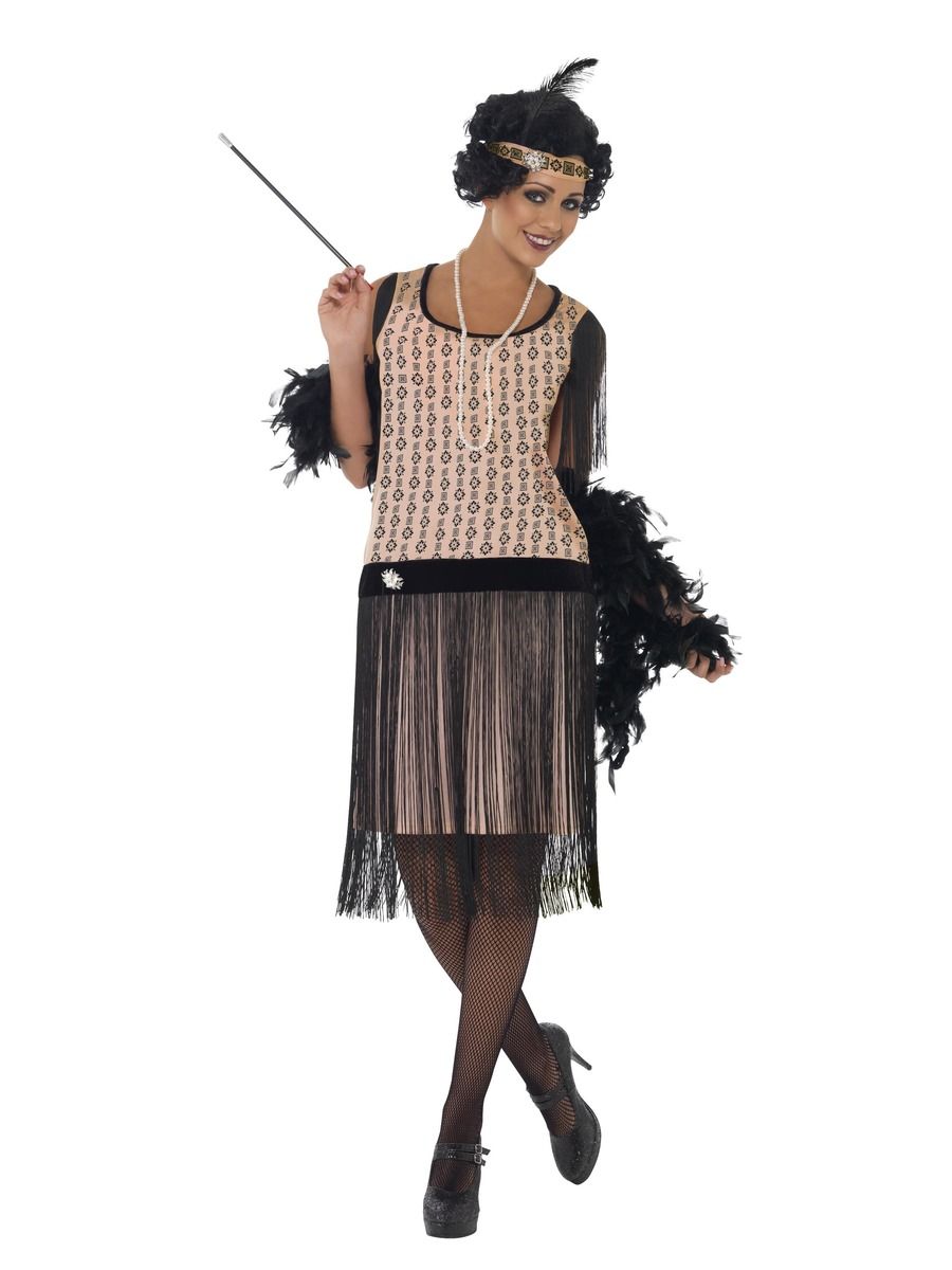 Flapper kostým Coco Chanel 20. léta Dámská velikost: S (36-38)