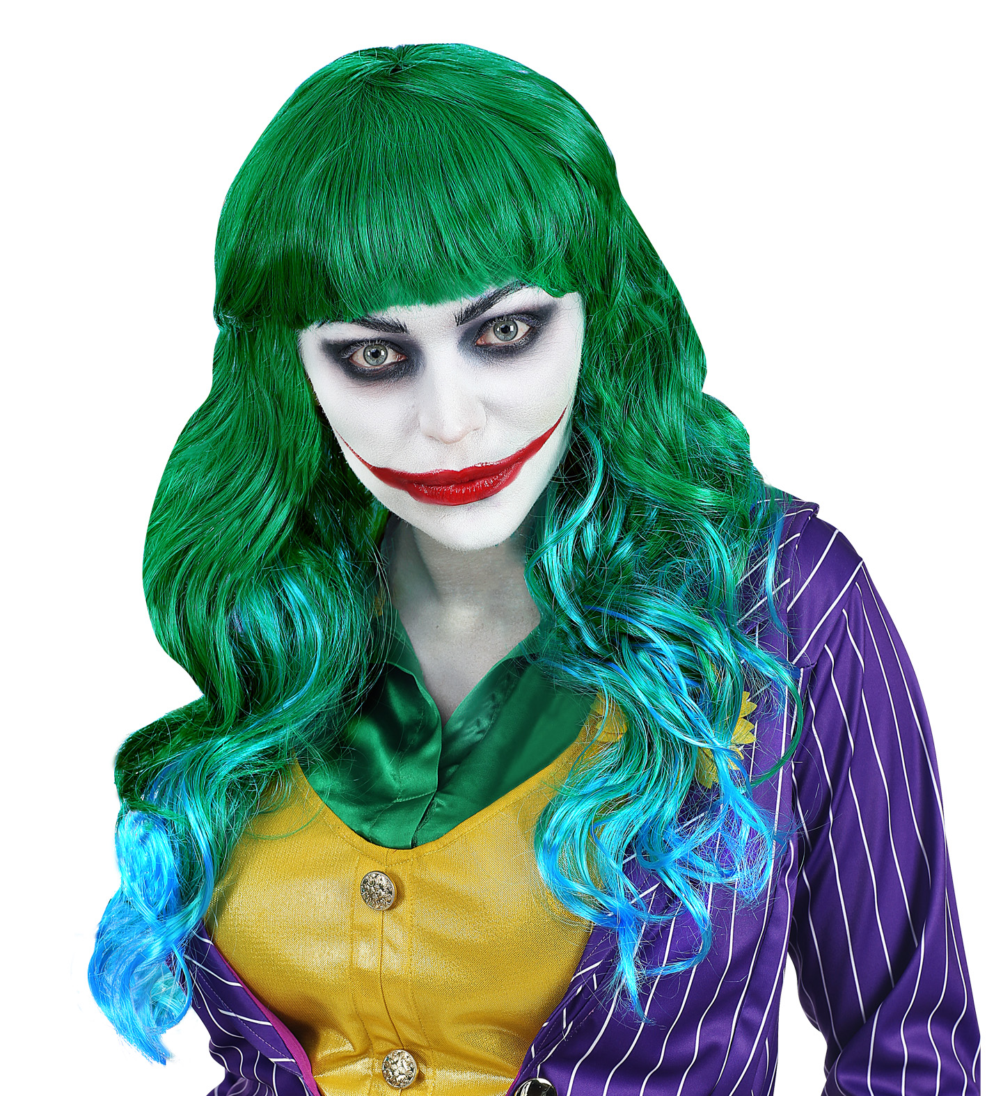 Dámská zelená paruka Joker