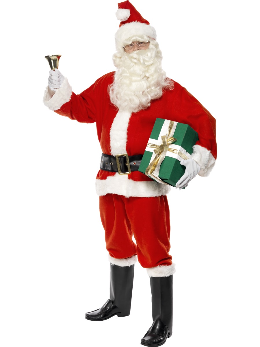 Pánský kostým Santa deluxe Pánská velikost: L (52-54)