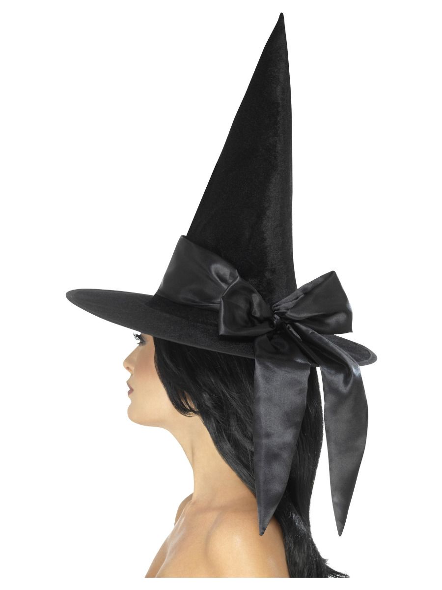 Čarodějnický klobouk s černou mašlí