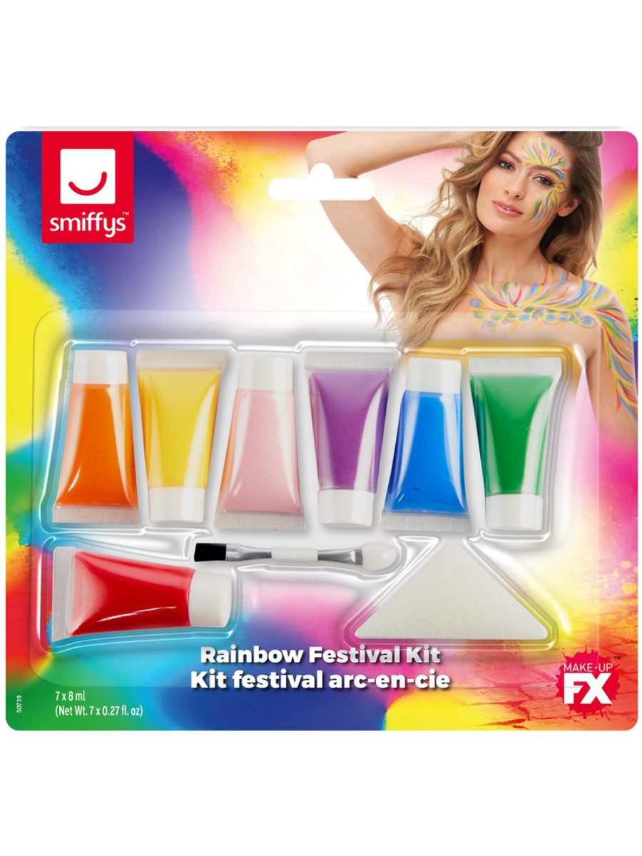 Barvy na tělo Hippies