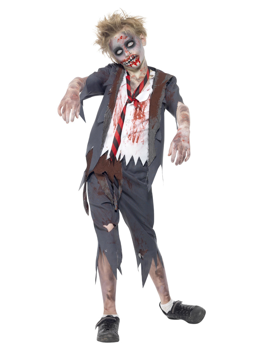 Dětský kostým zombie Školák Dětská velikost: 12+ let