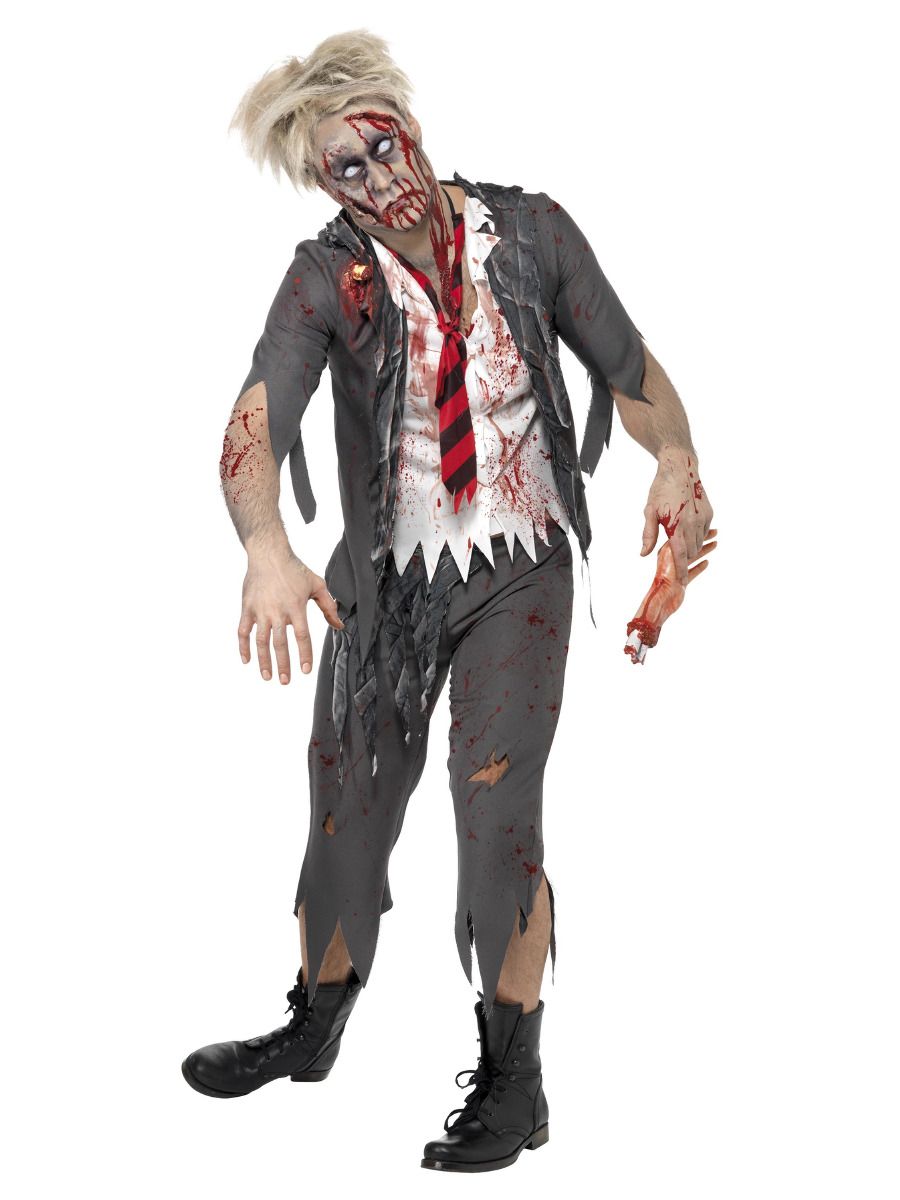 Pánský kostým zombie Školák Pánská velikost: S (44-46)