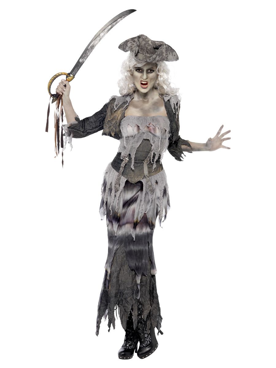 Dámský kostým Duch pirátky Deluxe L (44-46)