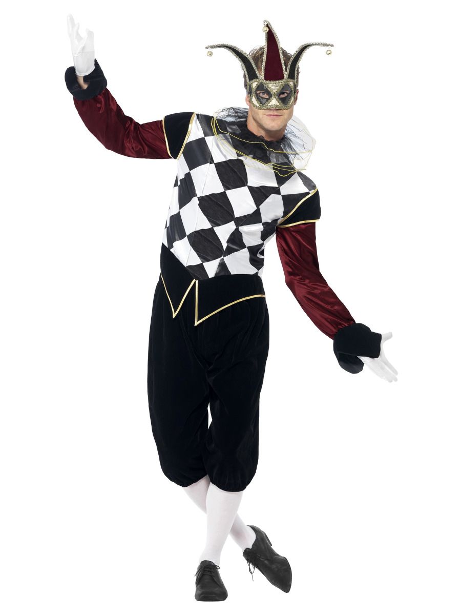 Pánský kostým Harlequin Pánská velikost: M (48-50)