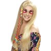 Dámská paruka Hippies blond s korálky