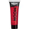 UV NEON gel na vlasy Červený