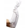 Dlouhé rukavice bílé