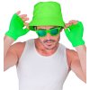 Neonově zelené bezprsté rukavice