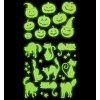 Halloween dekorační fosforující nálepky 21x15 cm