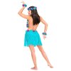 Modrý havajský hula hula set