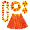 Oranžový havajský hula hula set