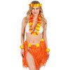 Oranžový havajský hula hula set