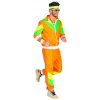 Retro šusťáková souprava 80's oranžová