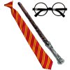 Sada Harry Potter - brýle, hůlka, kravata