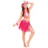 Růžový havajský hula hula set