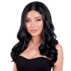 Černá vlnitá paruka Roxy