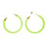 Neonově zelené náušnice