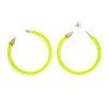 Neonově žluté náušnice
