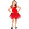 Dětská červená třpytivá tutu sukně 30 cm