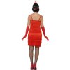 Dámský kostým Flapper červený (krátké šaty)