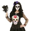 Čelenka s fialovými růžemi Sugar Skull