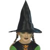 Dětský čarodějnický klobouk černý lesklý