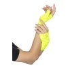 Krajkové rukavice bez prstů žlutá Neon