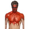 Červený tekutý latex make-up