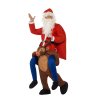 Santa kostým jízda na zádech Soba