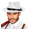 Bílý klobouk Mafián