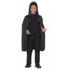 Dětský plášť s kapucí černý