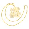Zlatý řetízek s přívěskem Hip-Hop