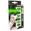 Zelené umělé nehty Halloween