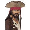 Pirátský klobouk Jack Sparrow (s dredy)