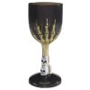 Strašidelný pohár na víno černý