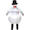 Nafukovací kostým Sněhulák