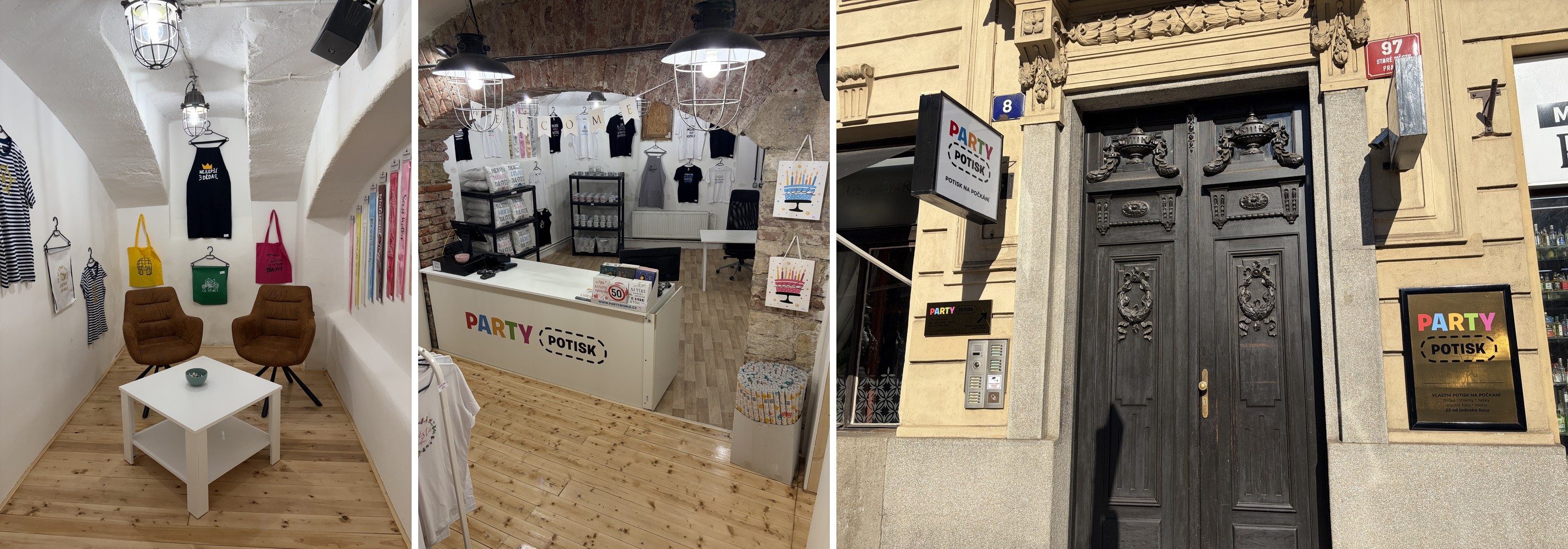 Showroom PartyPotisk Praha