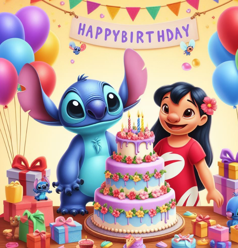 Stitch to rozjíždí! Inspirace na oslavu plnou smíchu a chaosu👾🪐