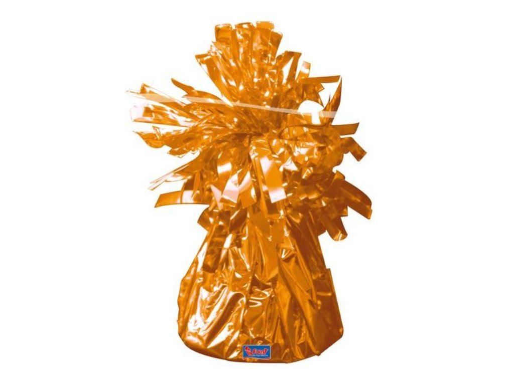 Závaží oranžové - Těžítko na balonky 160 g