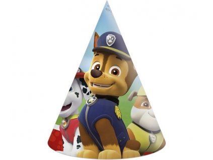 Papírové kloboučky PAW PATROL - Tlapková patrola 6 ks