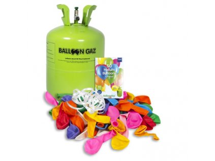 HELIUM DO 50 BALONKŮ - BALLOONGAZ JEDN. NÁDOBA 0,42m3 + balónky