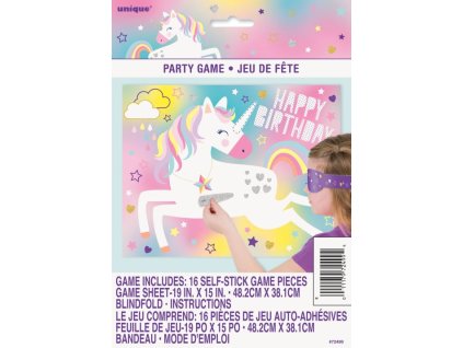Párty hra JEDNOROŽEC - UNICORN - Happy birthday - narozeniny - 16 ks