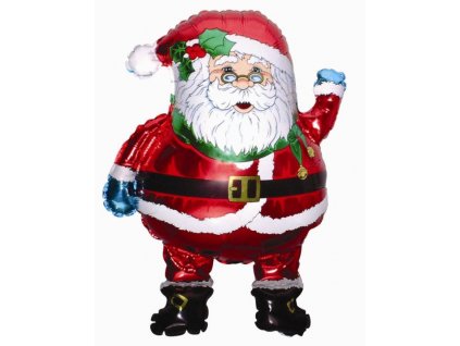 Balónek foliový SANTA CLAUS - 76 cm - Vánoce