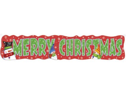 Girlanda - Merry Christmas - Veselé Vánoce - 131 cm